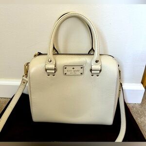 Kate Spade top/handle crossbody bag in cream
